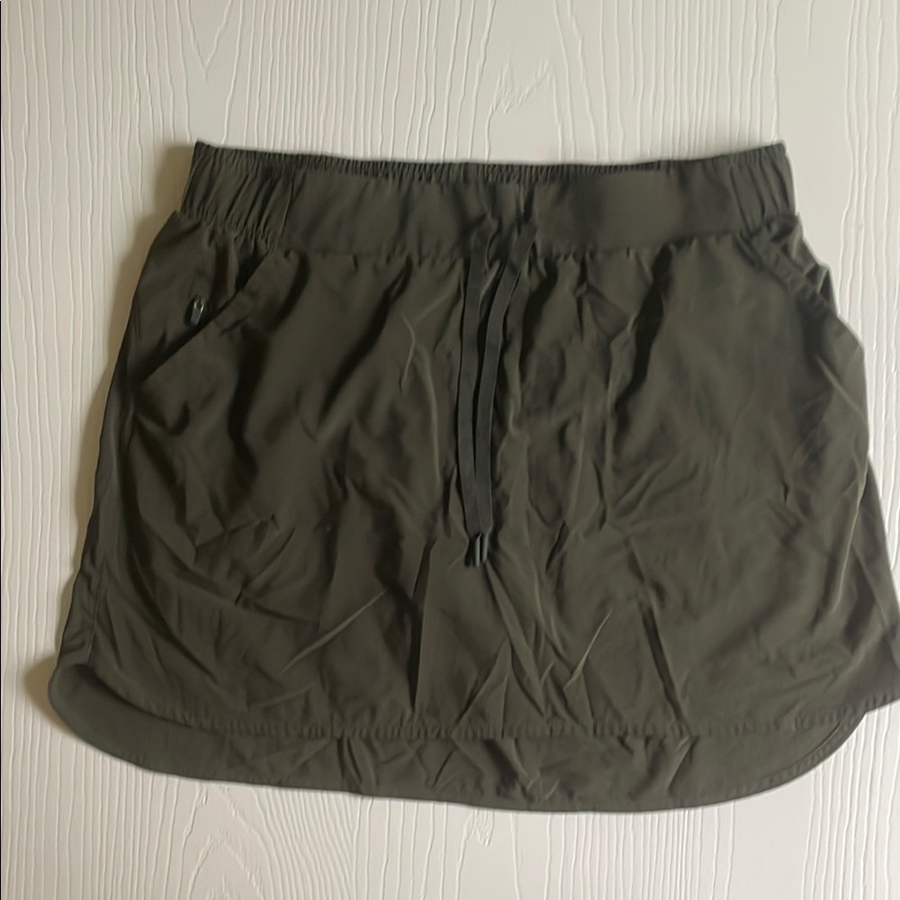 All in Motion Olive Green Skirt with Drawstring